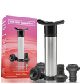 Coffret Pompe à Vide Premium pour Vin + 4 Bouchons